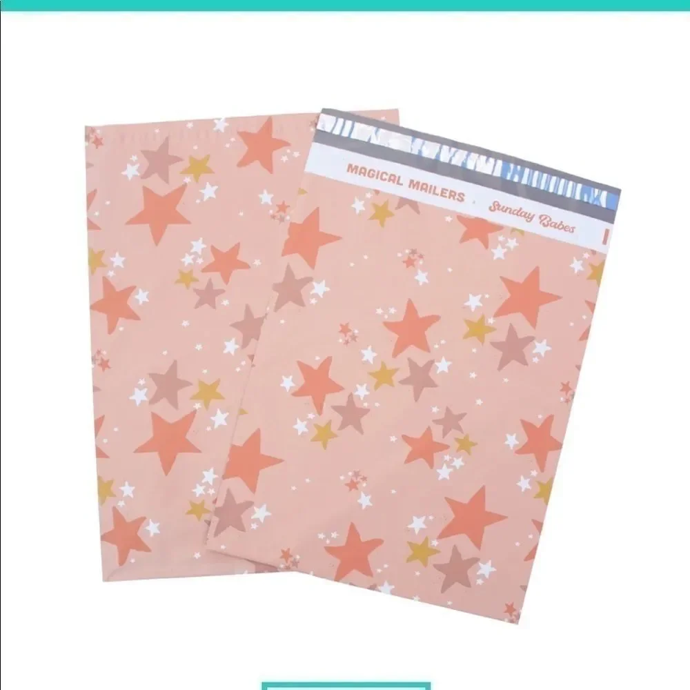 Poly Mailers STARS 6x9 10x13 14.5x19 30pcs 30stick
